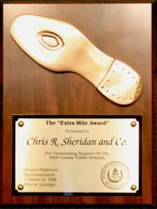 Bibb County Extra Mile Award