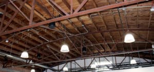 UGA Spring Street Exposed Ceiling